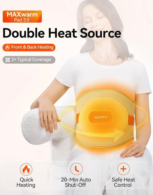 IKEEPFIT Portable Heating Pad for Back