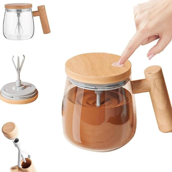 Electric Self-Stirring Glass Mug 400ml