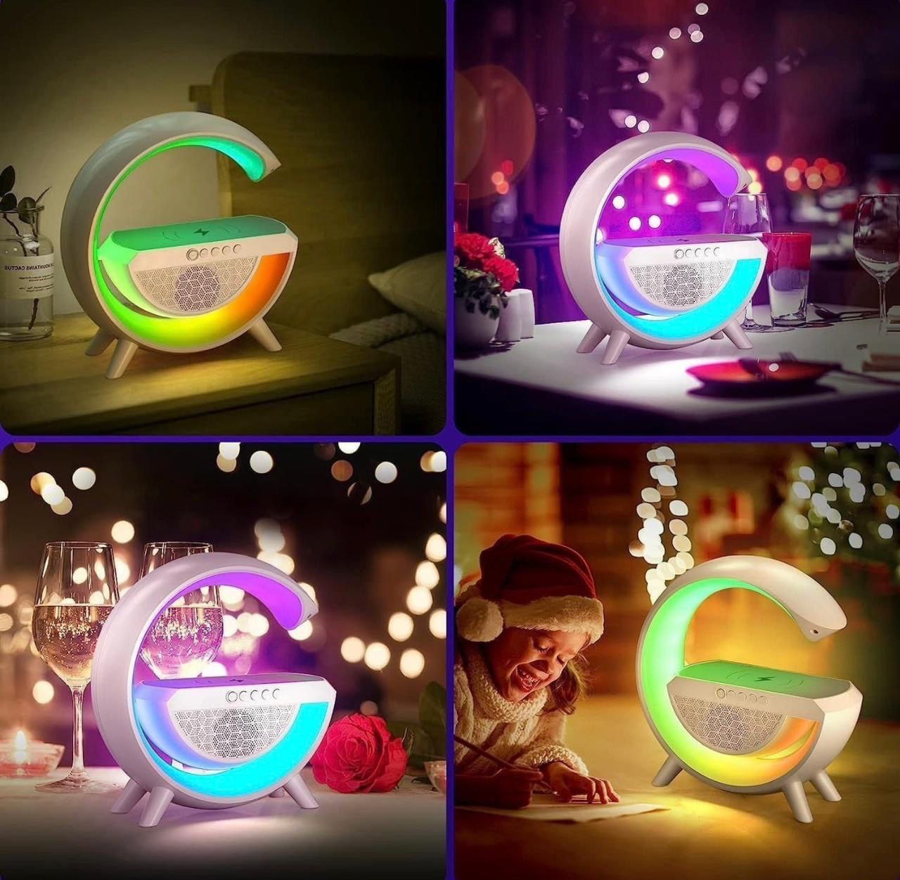 3 IN 1 MULTIFUNCTION G SHAPE LED BLUTOOTH SPEAKER