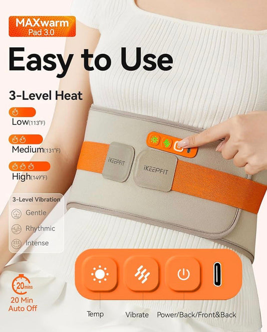 IKEEPFIT Portable Heating Pad for Back